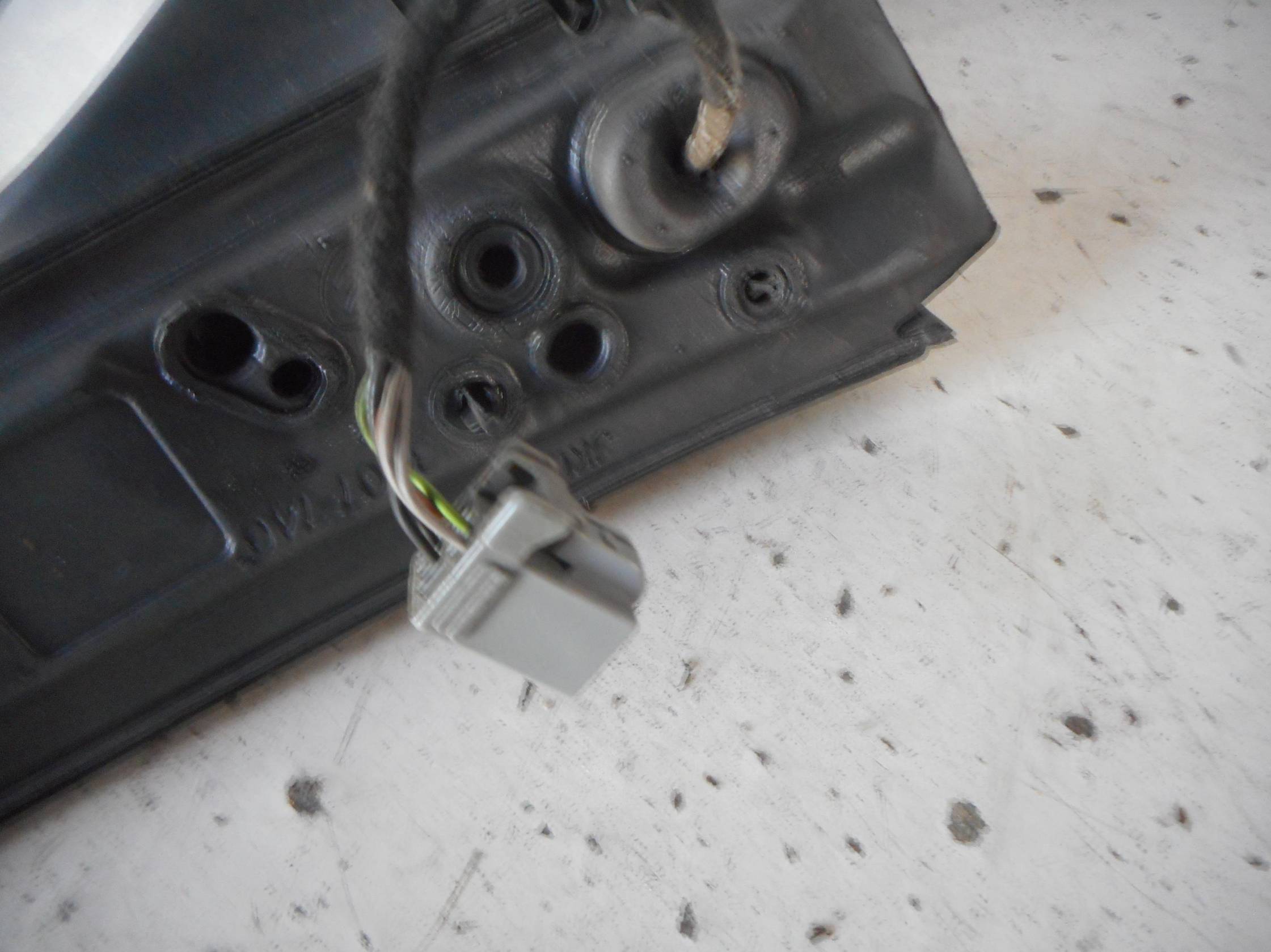 Retrovisore est. regolaz. elettr. dx.